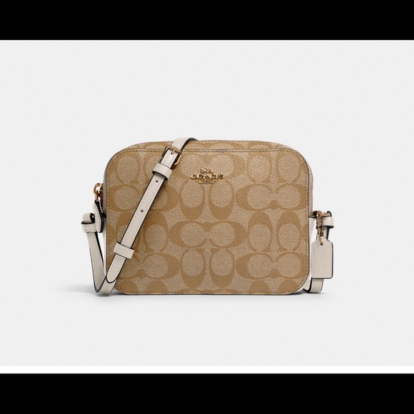 Coach Signature Crossbody Bag in Light Khaki Chalk - Picture 1 of 4